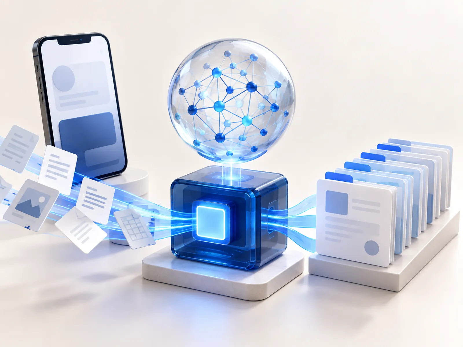 AI app concept illustration