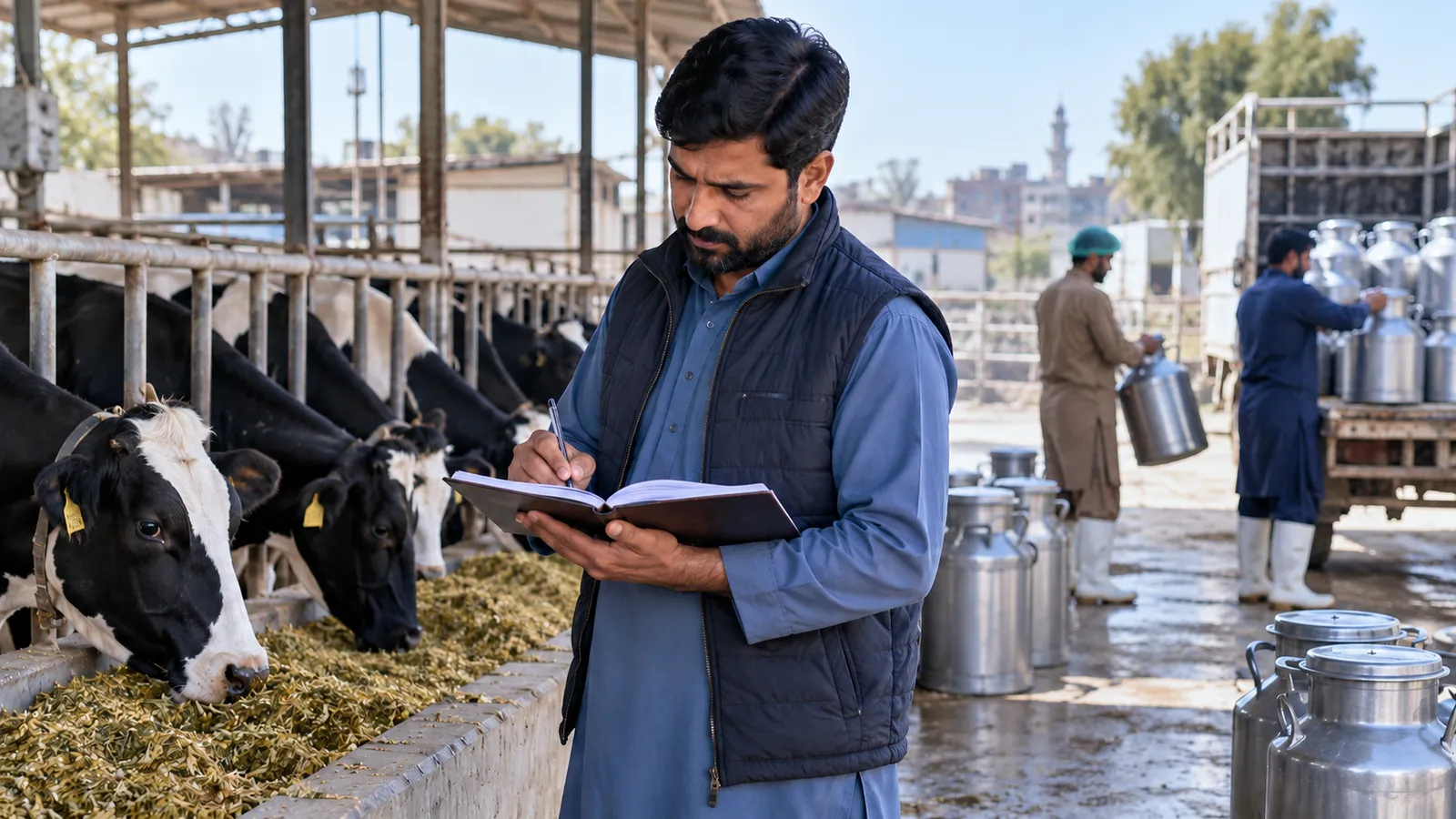 Dairy and poultry farm software: animals, flocks, feed and yield