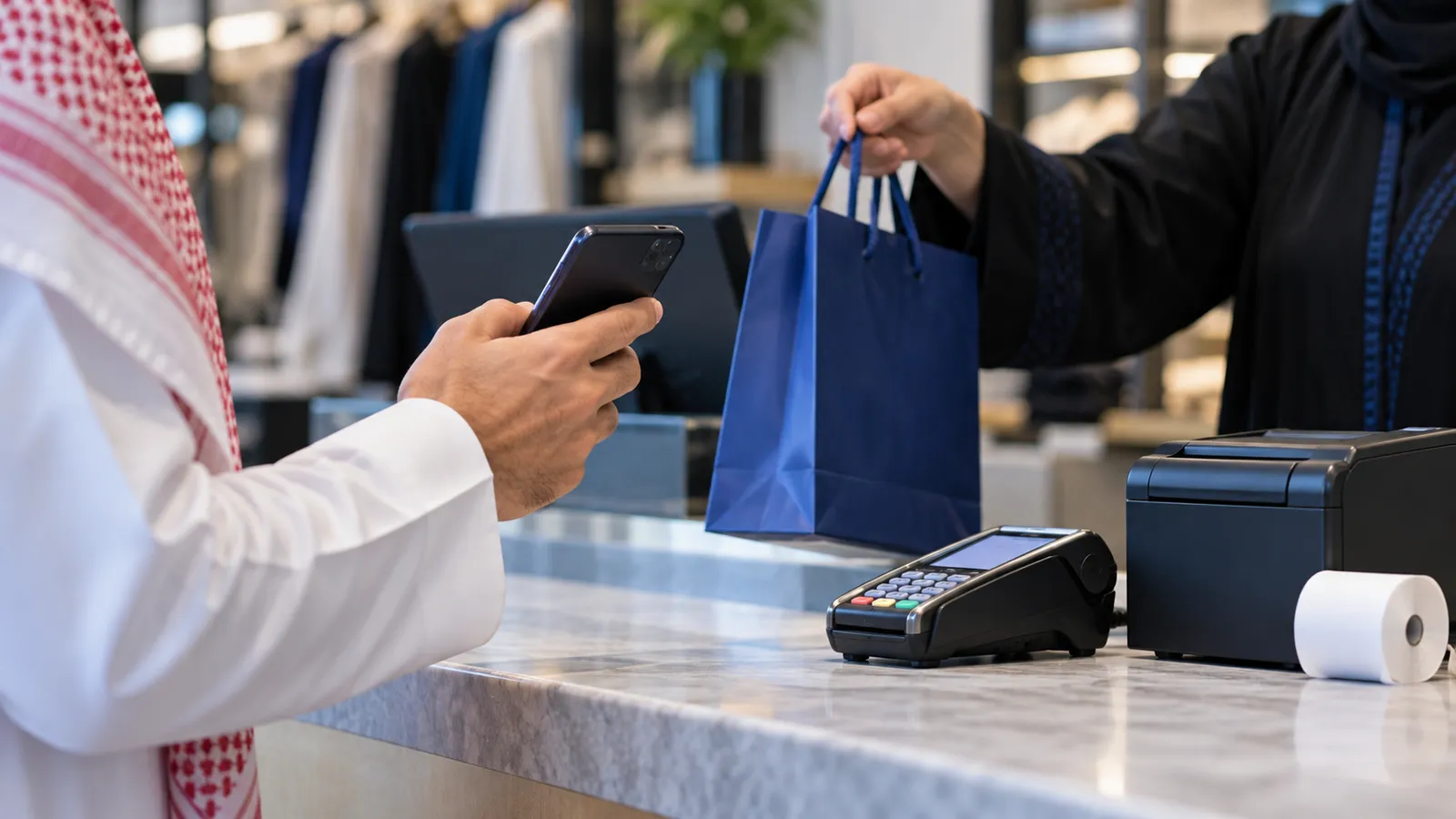 Digital receipts software in Riyadh: e-receipts with a QR code