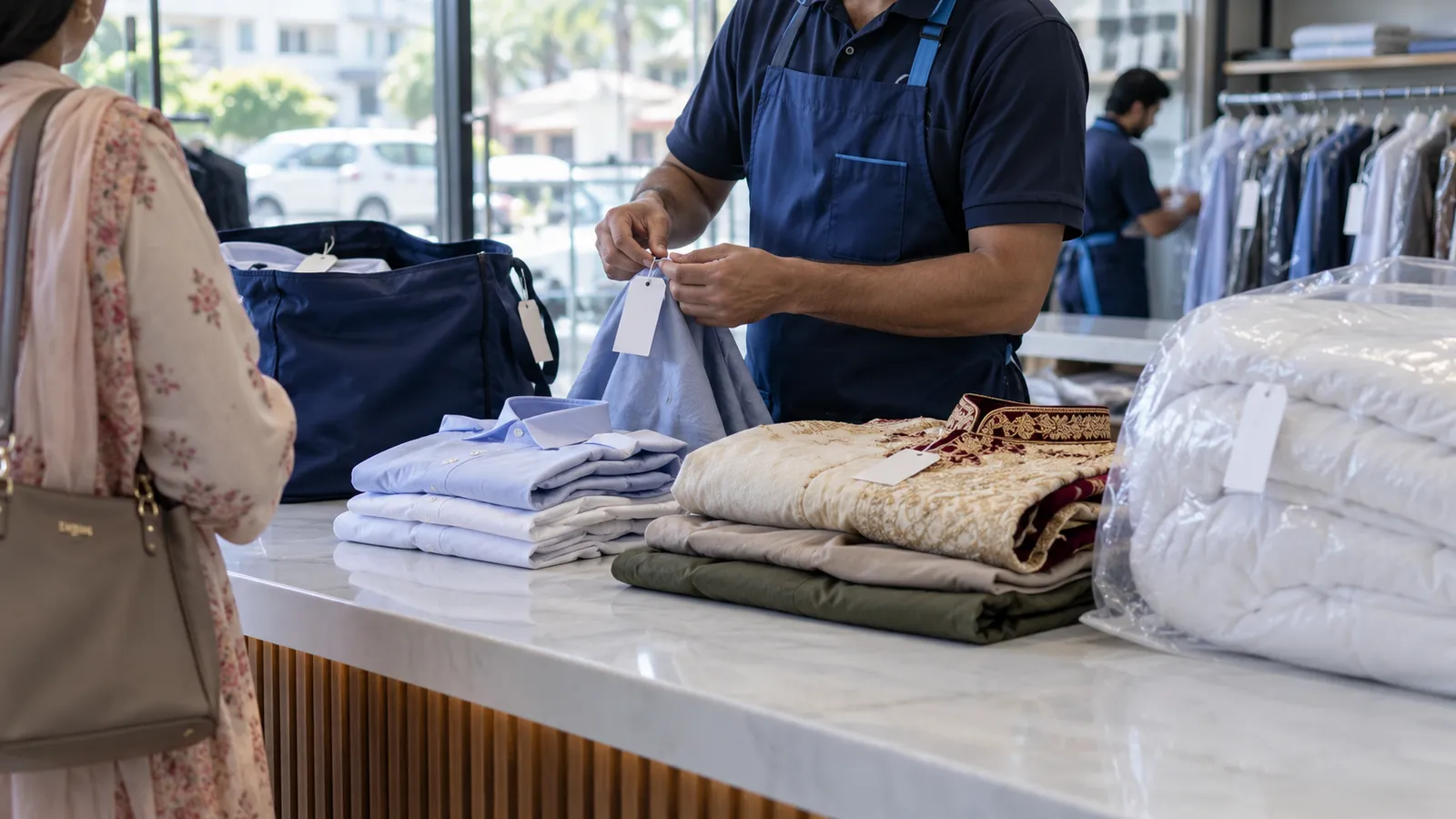 Laundry software in Pakistan: tags, pickups and monthly accounts