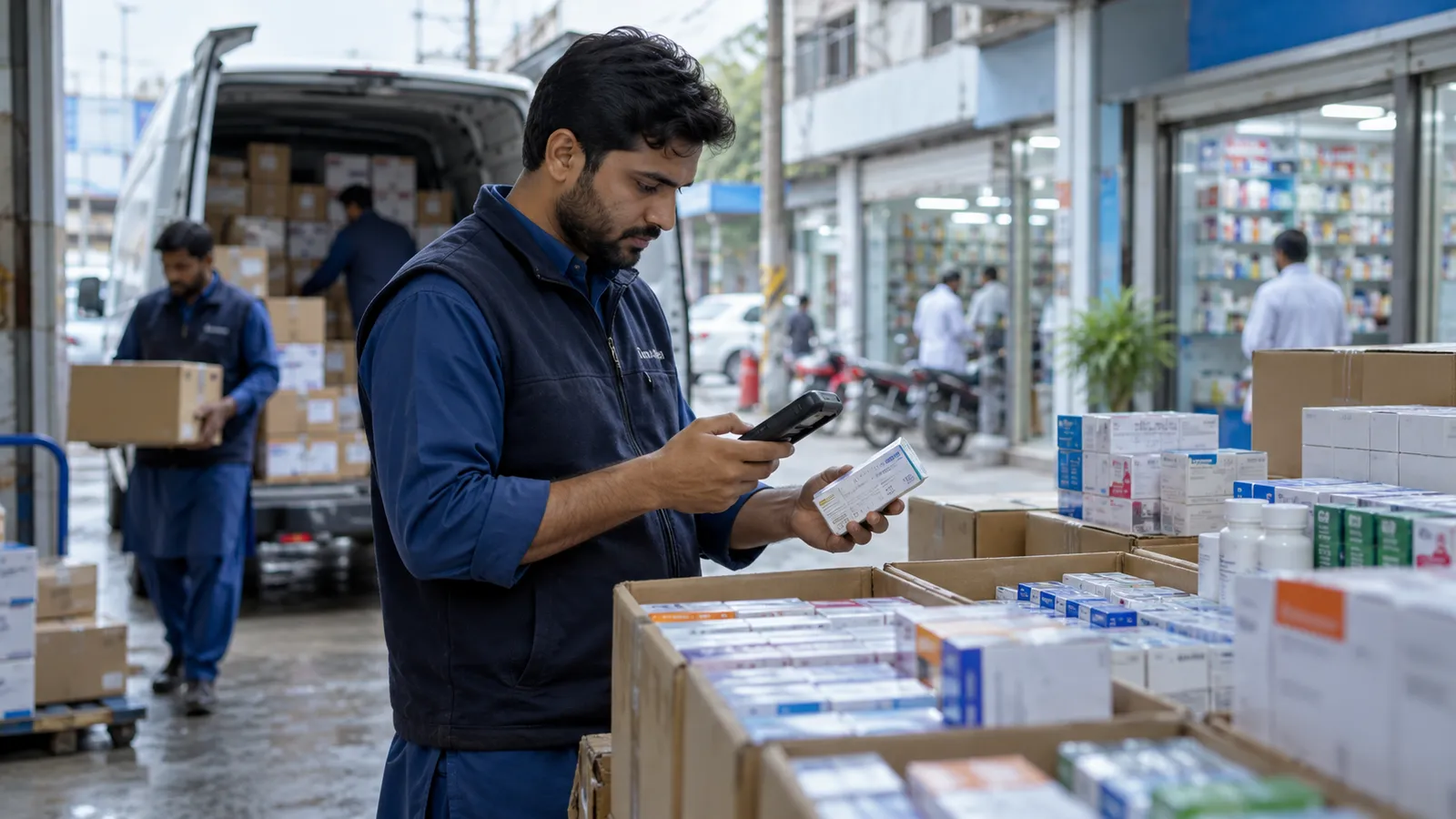 Medicine distribution software: batches, schemes and chemist credit