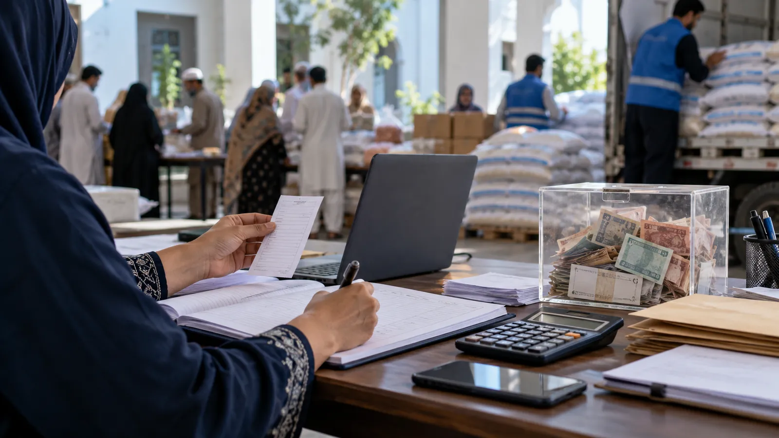 NGO donor management software in Pakistan: donors, receipts and funds