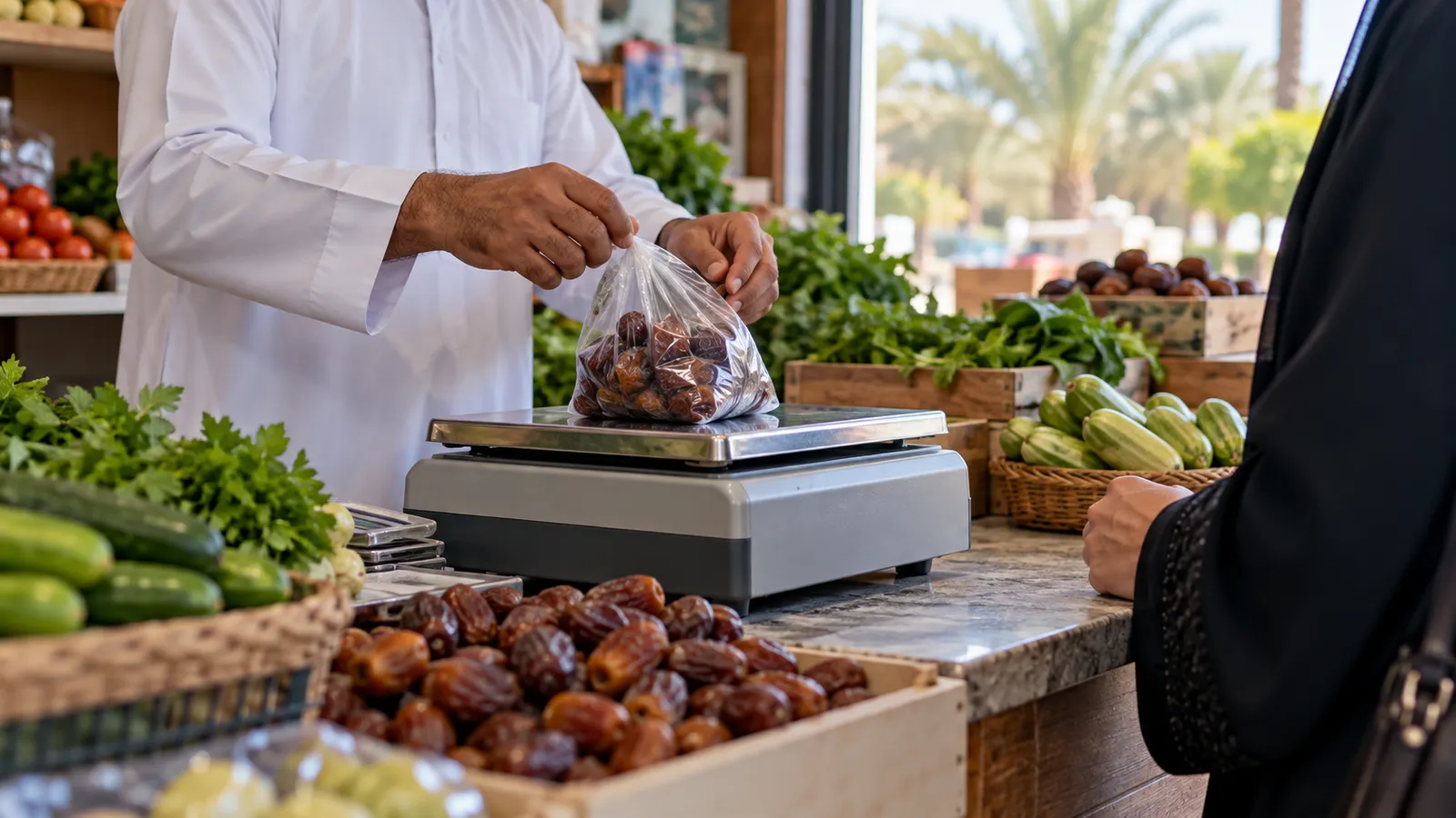 POS system in Al Ain for family shops, cafés and farm-produce stores