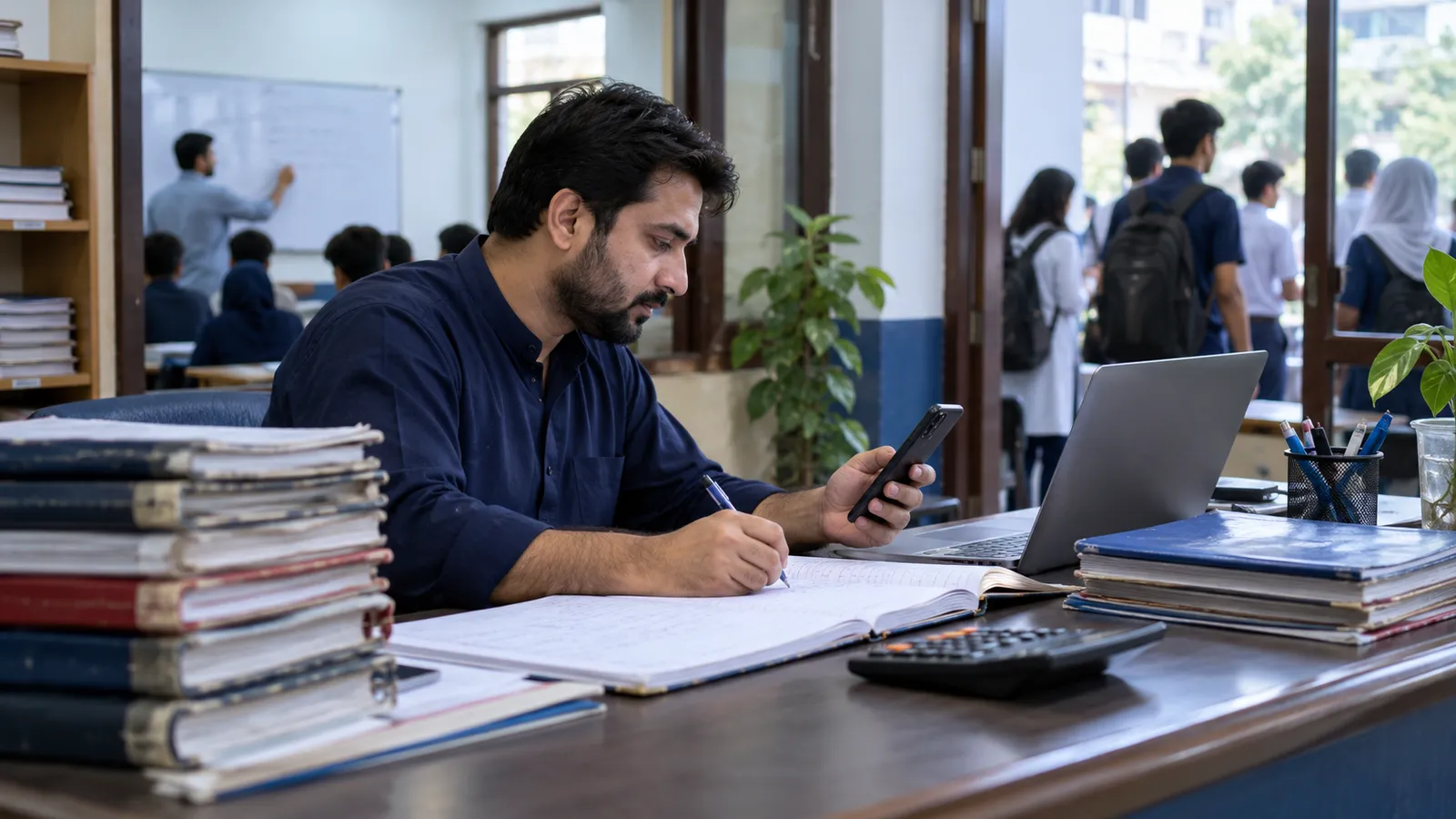 Tuition academy software: batches, fees and parents on WhatsApp