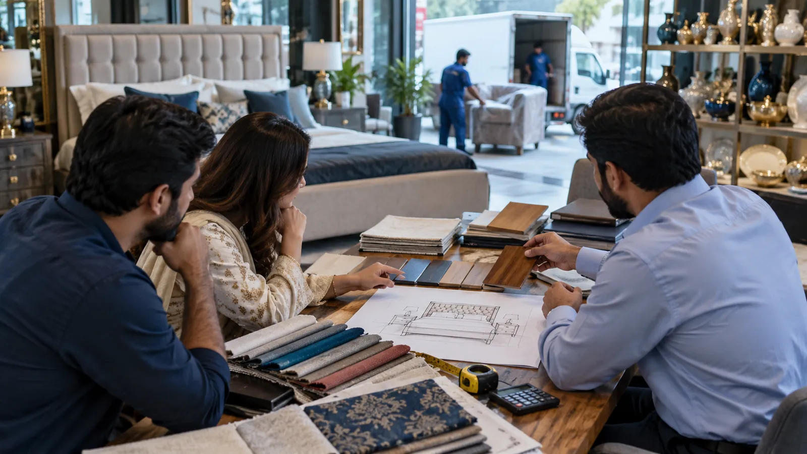 Furniture showroom software for orders, delivery and instalments